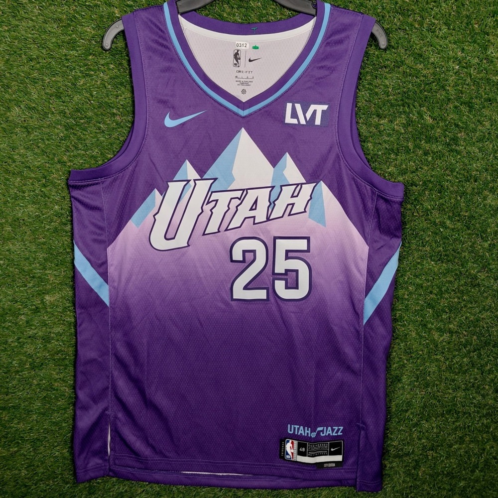 Utah Jazz Lola Blankets Custom NBA Jersey Purple Nike LVT Edition Mens